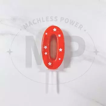 4,5 см красные синие цифры звезды на день рождения свечи в стиле американского флага японские звезды цифровая восковая свеча украшение для торта кекс вечеринка