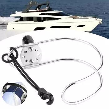 4,5-дюймовый держатель для спасательного круга из нержавеющей стали в форме подковы для морских лодок, судовых принадлежностей