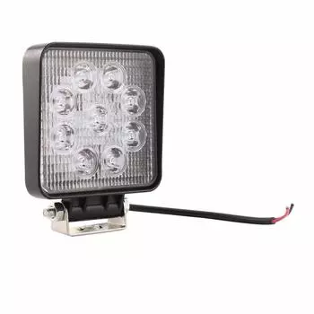 4.5Inch 9LED 45W 6500K Aluminum Square Work Light Fog Driving Lamp Offroad