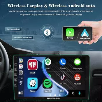 4 + 64G 1 Din 10-дюймовый автомобильный мультимедийный плеер Android Wi-Fi автомобильный радиоприемник GPS-навигация автомобильный аудио Bluetooth MP5 видеоплеер P15-363