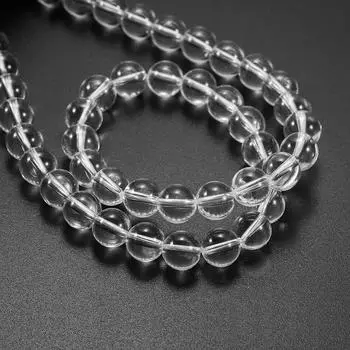 4, 6, 8, 10, 12 мм, прозрачная стеклянная бусина, круглые свободные бусины-разделители для изготовления ювелирных изделий, браслет «сделай сам» 4mm X 92Pcs