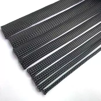 4/6/8/10/14/20/25 мм ПЭТ провод и кабель защитный рукав 5 м черный изолированный плетеный нейлоновый сетевой рукав управления 4mm