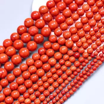 4/6/8/10 мм 60/50/40/30 шт. натуральный камень красный камень свободные круглые бусины DIY подвески браслеты шейное ожерелье большое количество ювелирных изделий аксессуары ручной работы 4mm
