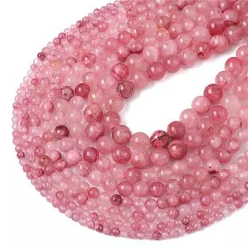 4/6/8/10 мм бусины из натурального камня Персидский нефрит синтетические круглые свободные бусины-разделители для ожерелья, браслета DIY Изготовление ювелирных изделий 4mm 90pcs