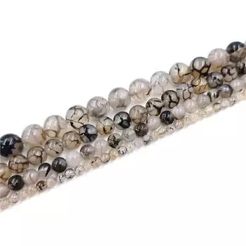 4/6/8/10 мм для DIY ожерелья, изготовления ювелирных изделий, бусины из натурального камня, материал для бисера, серьги, браслет, ювелирные аксессуары 6mm