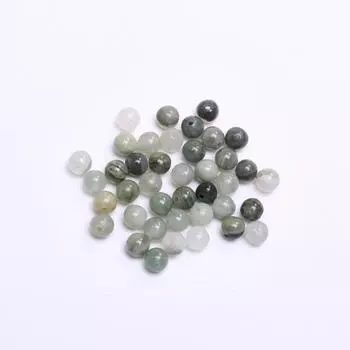 4 6 8 10 мм свободные бусины DIY круглые зеленые травянистые камни для браслета ожерелья натуральные аксессуары ювелирные изделия изготовление брелока 4mm 40Pcs