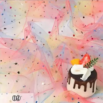 4/6/8/10 ярдов красочная градиентная радужная сетчатая ткань радужная тюль ткань для самостоятельного изготовления юбки-пачки принцессы платье свадебный декор для вечеринки 4 Yard