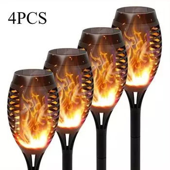 4/6/8/12 Уличные солнечные фонари с миганием, водонепроницаемые светодиодные фонари для садов, кемпинга, вечеринок, садов, Хэллоуина, автоматическое включение