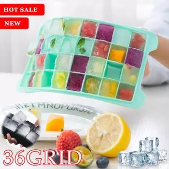 4/6/8/36 сеток силиконовый кубик для льда квадратная форма силиконовый кубик льда нетоксичный прочный бар вино виски инструменты