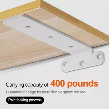 4/6/8-дюймовый скрытый угловой кронштейн для стола, полки, держателя мебели, опоры для полок, настенного держателя, фурнитуры для домашней кухни