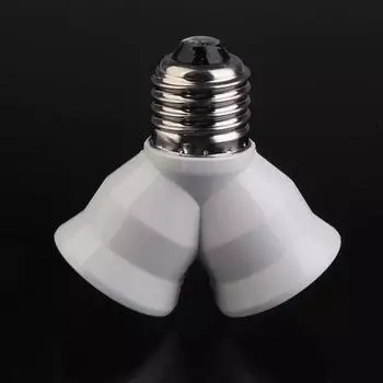4/6/8 Pcs Adapter Converter Socket Lamp Holder E27 To 2E27 Base Light Lamp Bulb Socket for Home Socket Bulb Holder Light Socket