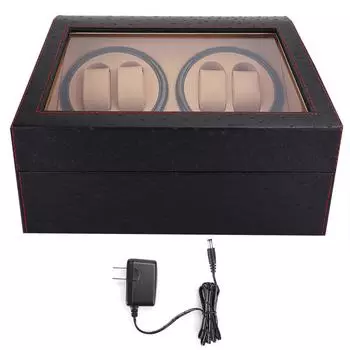 4+6 Автоматический заводной ящик для часов Дисплей Ящик для хранения наручных часов Механические часы