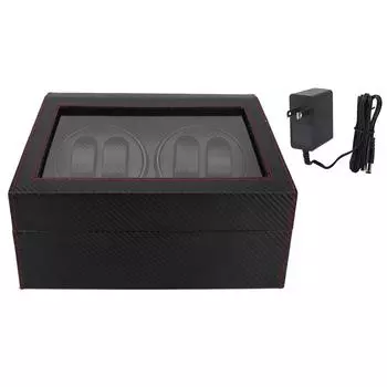 4+6 Автоматический заводной ящик для часов Дисплей Ящик для хранения наручных часов Механические часы