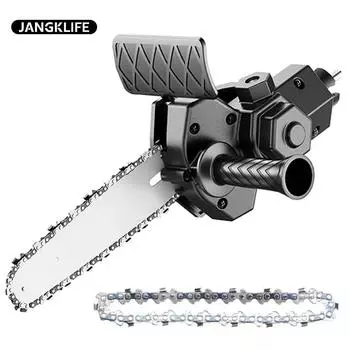 4/6-дюймовая электрическая дрель, модифицированная для электрической цепной пилы, портативный инструмент для преобразования головки, наборы для деревообработки и обрезки белый