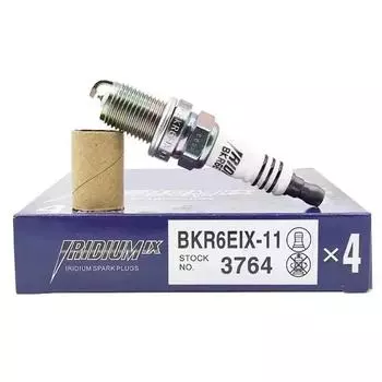 4/6 шт BKR6EIX-11 3764 иридиевая свеча зажигания для Toyota Nissan Subaru Mitsubishi Kia Yamaha Lotus Jaguar BKR6EIX11-3764 4pcs