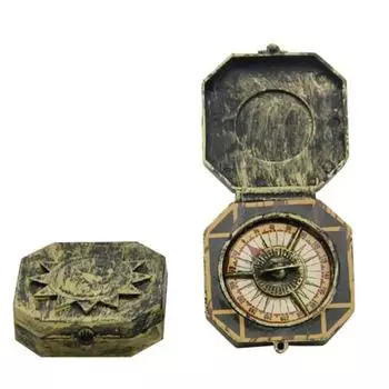 4/6 шт., детские игрушки на Хэллоуин, детский пластиковый компас, реквизит для вечеринки, капитана пирата 4pcs медный