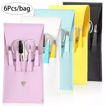 4/6 шт., пинцет для удаления волос из нержавеющей стали, зажим для ресниц, профессиональный набор пинцетов для ресниц, щипцы для бровей, инструменты для макияжа