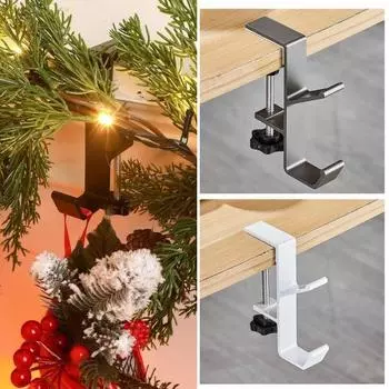 4/6 шт. Регулируемые вешалки для чулок, держатели для каминной полки, прочные несущие коррозионно-стойкие вешалки для гирлянд для камина 4pcs белый