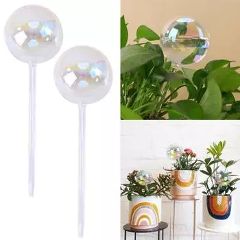 4/6 шт. шарики для полива растений, автоматические стеклянные лампочки для полива, диаметр 7 см, самополивающиеся шарики, инструмент для полива растений в помещении и на открытом воздухе 4pcs