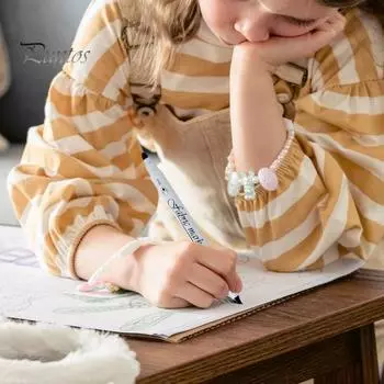 4/6 шт. тканевая ручка с двойным наконечником, текстильные маркеры, водонепроницаемая ручка для рисования граффити для одежды, футболка, пальто 6pcs белый