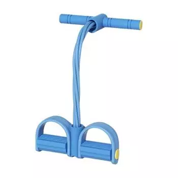 4/6-трубный педальный эспандер для лодыжек, эластичная лента сопротивления с ручкой, эластичный TPE, йога, приседания, тяговое усилие, мужчины, женщины, педальный эспандер, тренажер, оборудование для тренировок A