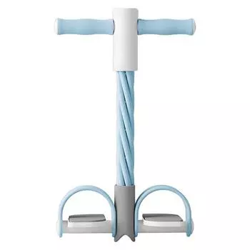 4/6-Tube Pedal Puller Resistance Band with Handle TPE Elastic Yoga Sit-up Pull Rope Men Women Pedal Tensioner Exerciser Workout Equipment 4