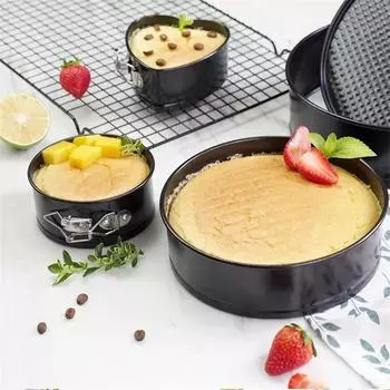 4/7/9/10 Inch Non-Stick Pot Round Cake Mould with Detachable Latch Baking Cake Pan Cake Molds Set Baking Tools Accessories