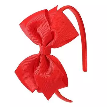 4,7-дюймовая однотонная большая бабочка повязка на голову ободок для волос для детей девочек банты для волос обруч для волос репсовая лента новые аксессуары для волос ручной работы