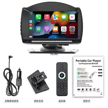 4,7-дюймовый IPS-экран Портативный автомобильный MP5-плеер Mirrorlink BT USB Видео/аудио выход беспроводной Android AUTO CarPlay Радио