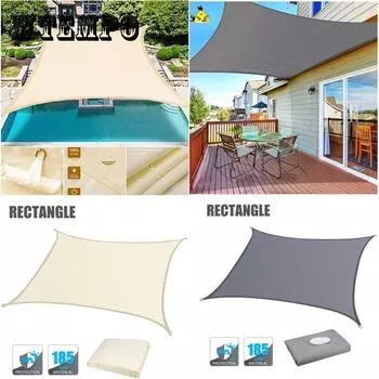4*7 м УФ-блок солнцезащитный навес садовый тент солнцезащитный крем патио тени парус на открытом воздухе 4*7M