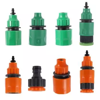 4/7 мм 8/11 мм шланг, быстрый разъем для орошения сада, полива газона, подача воды, быстрое соединение, соединитель для мойки автомобиля, чистки