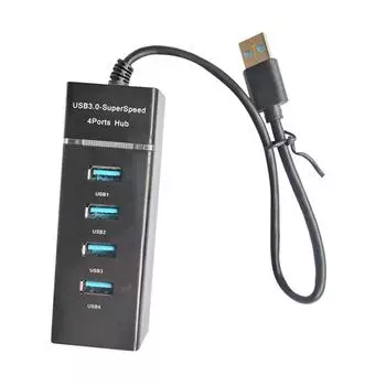 4/7 портовый USB-концентратор 3.0, высокоскоростной многопортовый USB-разветвитель, USB-концентратор 3.0, USB-расширитель, адаптер для настольных ПК, ноутбуков, компьютерных аксессуаров