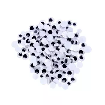 4/8/10/15/20 мм смешанные 100 пластиковых кукол с подвижными глазами, аксессуары «сделай сам» One Size белый