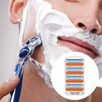 4/8/12/16 шт. сменные лезвия для мужской бритвы 5 слоев из нержавеющей стали ручная бритва A 4pcs