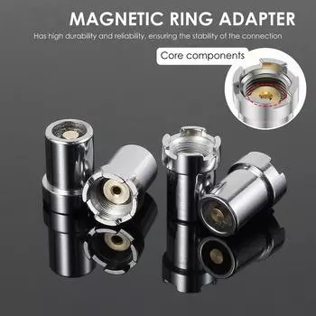 4/8/12 шт. Магнитный кольцевой адаптер 510 резьбовой адаптер соединительный преобразователь нержавеющая сталь прочное стабильное магнитное кольцо