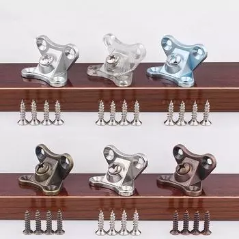 4/8/20 шт. съемный угловой держатель прямоугольного L-образного разъема для фиксации установки мебели и аппаратных аксессуаров