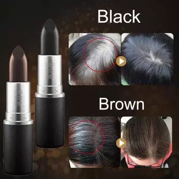 4,8 краска для волос, долговечная, быстрое окрашивание, моющаяся, высокая насыщенность, покрытие, помада для седых волос, одноразовая ручка для краски для волос, товары для дома коричневый
