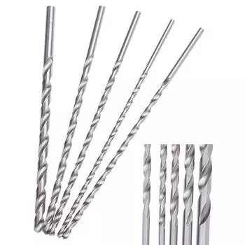4-8 мм 1 шт. HSS удлиненное спиральное сверло 200 мм с прямым хвостовиком, шнековое сверло, инструмент A:4*200mm