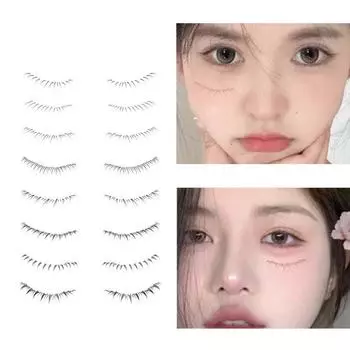 4/8 пар 3D накладные ресницы татуировка водостойкие переводные ресницы наклейки красота 8 pair