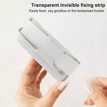 4/8 шт. держатель простыни с замковой полосой, прочный угловой фиксатор простыни, удерживающий простыни в натянутом положении, зажим для фиксации простыни на резинке для всех размеров матраса 4pcs серый