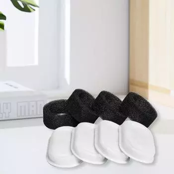 4/8 шт. Фильтры для фонтана для кошек Сменные фильтры для фонтана для кошек с 4/8 губками Фильтры для фонтана для кошек Универсальные для кошек и собак