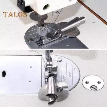 4/8 шт. лапка для подгибки рулона 3-10 мм, прочная стальная промышленная бытовая швейная машина, универсальная широкая узкая лапка для подгибки рулона B серебряный