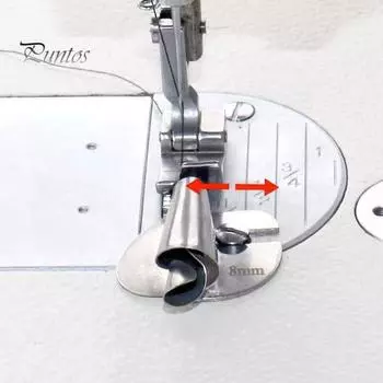 4/8 шт. лапка для подгибки рулона 3-10 мм, прочная стальная промышленная бытовая швейная машина, универсальная широкая узкая лапка для подгибки рулона B серебряный