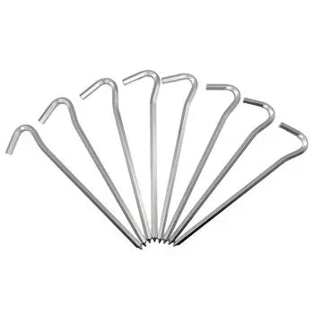 4/8 шт., наружные палатки для кемпинга, легкие, прочные, колышки для палаток, алюминиевый сплав, гвозди для скалолазания и походов 8PCS