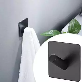 4/8 шт. Нержавеющая сталь клейкие крючки водонепроницаемый держатель для банного халата для дома и отелей