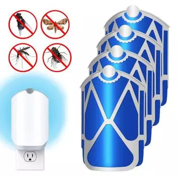 4/8 шт. сменный картридж для ловушки для мух для ZEVO M364 для Max Professional мелких летающих животных от комаров 4pcs синий