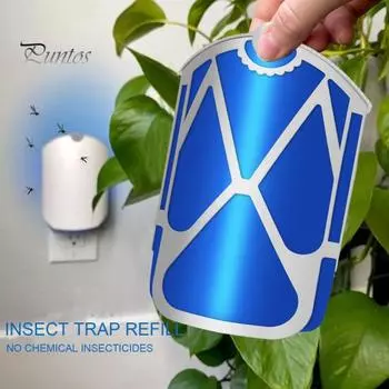 4/8 шт. сменный картридж для ловушки для мух ZEVO M364 для Max Professional, комплект сменных картриджей для ловли комаров для мелких летающих животных 4pcs синий