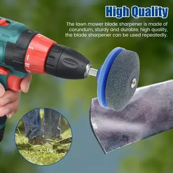 4/8 шт. заточка для газонокосилки ручная дрель-шуруповерт роторный точильный камень корундовый шлифовальный круг двухслойный шлифовальный круг