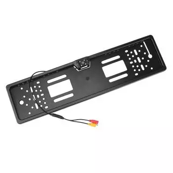 4/8 светодиодный комплект помощи при парковке с ночным видением Европейская рамка номерного знака автомобиля Автомобильная камера заднего вида Универсальные автомобильные аксессуары