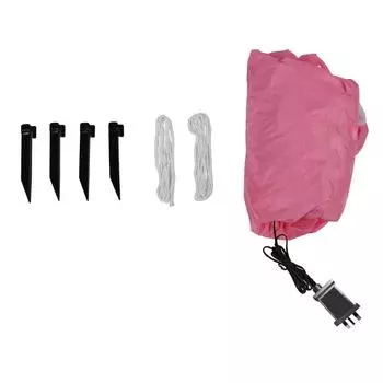 4.9 футов пасхальный надувной кролик счастливый пасхальный кролик украшение на открытом воздухе надувной кролик для дома